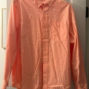 Izod Men's Coral Button-Down Shirt